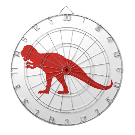 Red Dinosaur Dartscheibe (vorne)