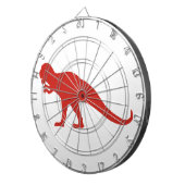 Red Dinosaur Dartscheibe (Vorderseite rechts)