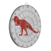 Red Dinosaur Dartscheibe (Vorderseite Links)