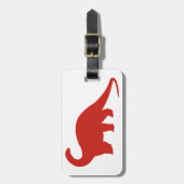 Red Dinosaur Gepäckanhänger (Vorderseite vertikal)