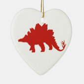 Red Dinosaur Keramik Ornament (Rechts)