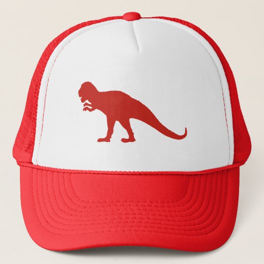Red Dinosaur Truckerkappe (Vorderseite)