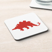 Red Dinosaur Untersetzer (Linke Seite)