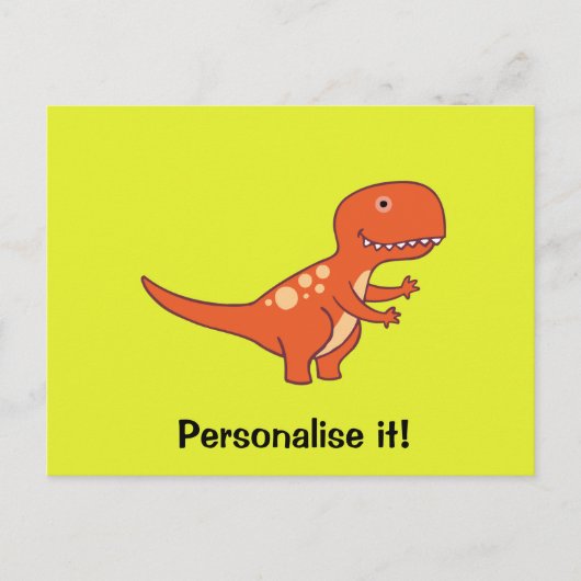 Red Dinosaurier 02/19 Postkarte (Vorderseite)