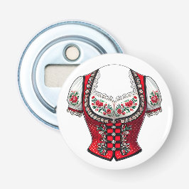 Red Dirndl Top For Folk Festival Flaschenöffner