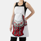 Red Dirndl Top Ten zum Volksfest Schürze (InSitu)