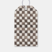 Red Dirt Bike Geburtstagsgeschenk-Tag Geschenkanhänger (Rückseite)