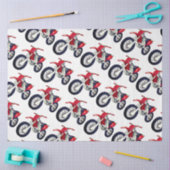 Red Dirt Bike Motorrad benutzerdefinierter Farbhin Seidenpapier (Basteln)