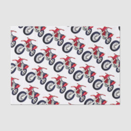 Red Dirt Bike Motorrad benutzerdefinierter Farbhin Seidenpapier