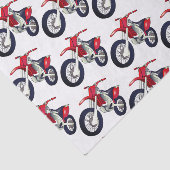 Red Dirt Bike Motorrad benutzerdefinierter Farbhin Seidenpapier (Ausschnitt)