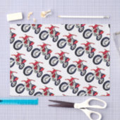 Red Dirt Bike Motorrad benutzerdefinierter Farbhin Seidenpapier (Handwerk)