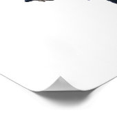 Red Dirt Bike Poster (Ecke)