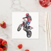 Red Dirt Bike Serviette (Beispiel)