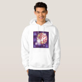 Red Disco Ball Hoodie (Vorne ganz)