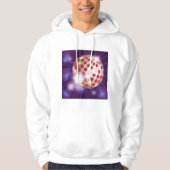 Red Disco Ball Hoodie (Vorderseite)