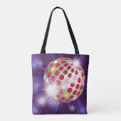 Red Disco Ball Tasche (Rückseite)