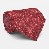 Red Disco Krawatte (Gerollt)