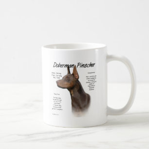 Red Doberman History Kaffeetasse
