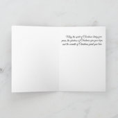 Red Doberman Holiday Card Feiertagskarte (Innenseite)