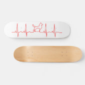 Red Dog Heartbeat Skateboard (Horizontal)