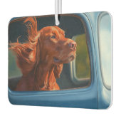 Red Dog Landschaftliche Autofahrt Kunstdrucken Autolufterfrischer (Links)