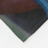 Red Dog Landschaftliche Autofahrt Kunstdrucken Fleecedecke (Ecke)