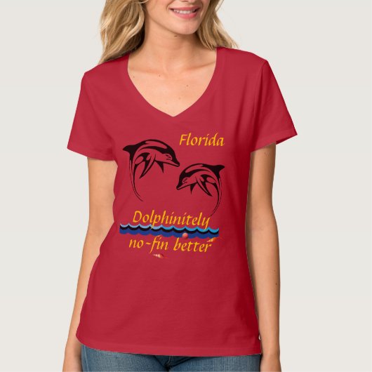 Red Dolphin Florida Shirt (Vorderseite)