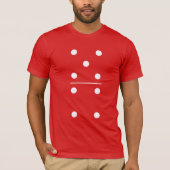 Red Dominos 5-4 Gruppe Kostüme T - Shirt (Vorderseite)