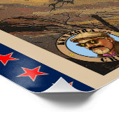 Red Don - Satiralpolitisches Kunstposter Poster (Ecke)