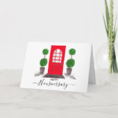 Red Door Happy Housiversary echter Anwesen Agent Karte (Vorderseite)