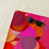 Red Dot Confetti Strandtuch (Beispiel)