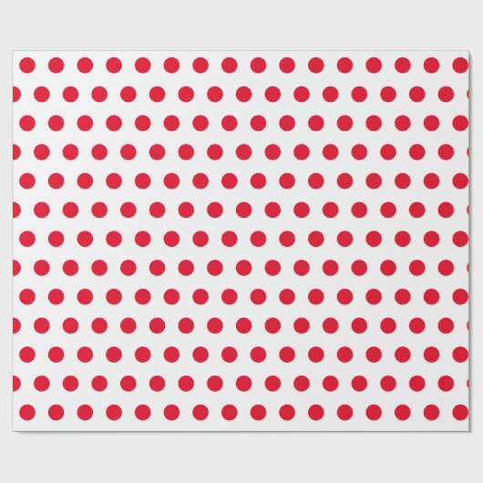 Red Dot Geschenkpapier (Flach)