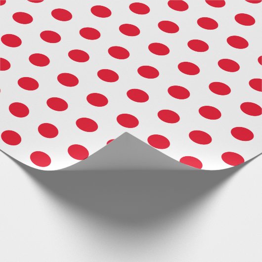 Red Dot Geschenkpapier (Ecke)