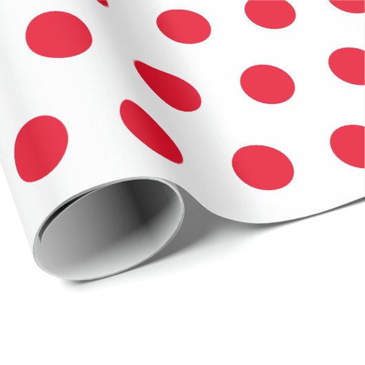 Red Dot Geschenkpapier (Rolleneckpunkt)