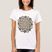 Red Dot Mandala Blume 2 T-Shirt (Vorderseite)