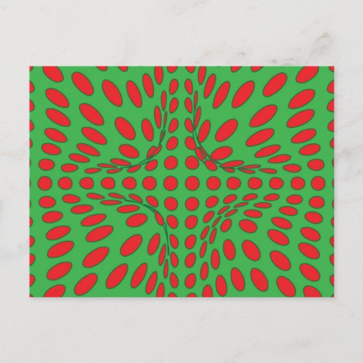 Red Dot Vortex Postkarte (Vorderseite)