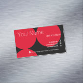 RED DOTS Collection Business Card Magnet (Beispiel)