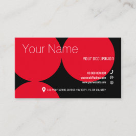 RED DOTS Collection Standard Business Card Visitenkarte