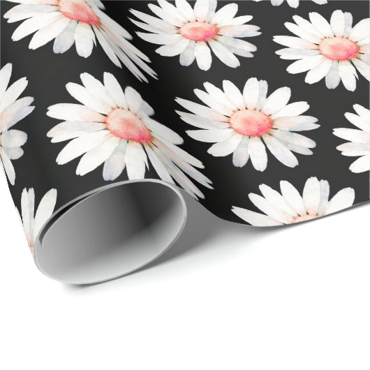 Red Dotted Daisy's Geschenkpapier (Rolleneckpunkt)