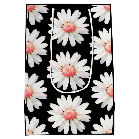 Red Dotted Daisy's Mittlere Geschenktüte (Rückseite)