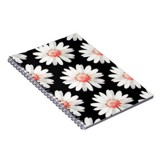 Red Dotted Daisy's Notizblock (Rechte Seite)