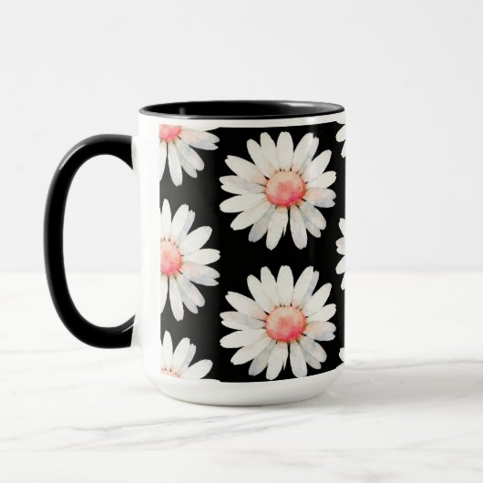 Red Dotted Daisy's Tasse (Links)