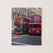 Red Double Decker Buses Puzzle (Vertikal)