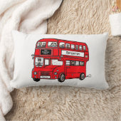 Red Double Decker London Bus Neugeborenes Geschenk Lendenkissen (Decke)
