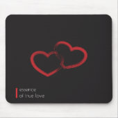Red Double Heart Mousepad (Vorne)