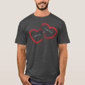 Red Double Heart T - Shirt (Vorderseite)