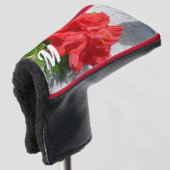Red Double Hibisken Blume Golf Headcover (3/4 Vorderseite)