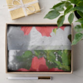 Red Double Hibisken Blume Seidenpapier (Geschenk)