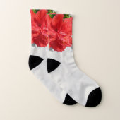 Red Double Hibisken Blume Socken (Paar)