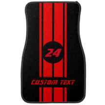 Red Double Race Stripes | Personalisieren